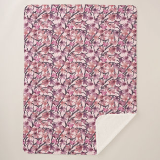 Golden Maple Tree Sherpa Blanket Sherpadecke