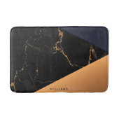 Golden Marble Geometric Badematte (Vorderseite)