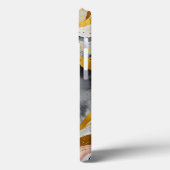 Golden Marble Whirls Case-Mate iPhone Hülle (Rückseite / Links)