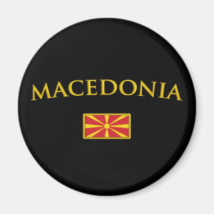 Golden Mazedonien Magnet