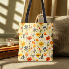 Golden Meadow Floral Wellness Tove Tasche