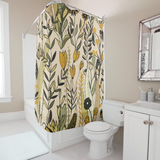 Golden Meadow Harmony Duschvorhang (Beispiel)