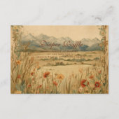 Golden Meadow Heirloom Diapper Raffle Begleitkarte (Vorderseite)