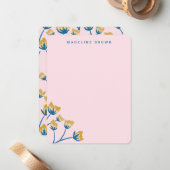 Golden Meadow Mitteilungskarte (Vorderseite/Rückseite Beispiel)