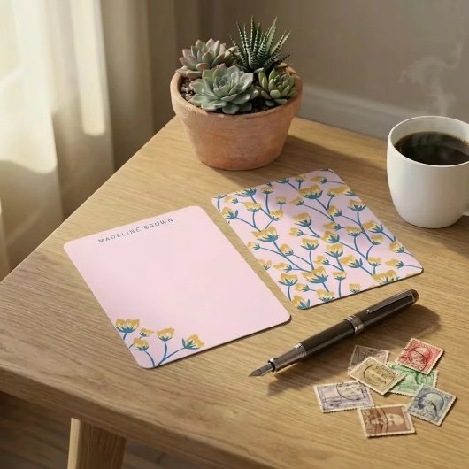 Golden Meadow Mitteilungskarte