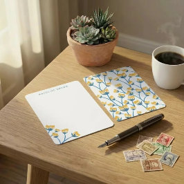 Golden Meadow Mitteilungskarte