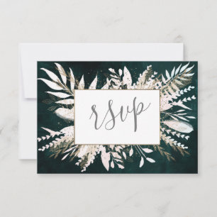 Golden Meadow RSVP Karte