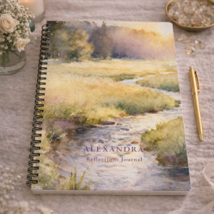 Golden Meadow Tagebuch für persönliche Gedanken Notizblock