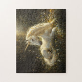 Golden Meadow Unicorn Puzzle (Vertikal)