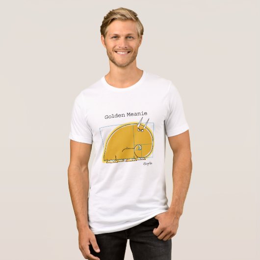 GOLDEN MEANIE von Boynton Tri-Blend Shirt (Vorderseite voll)
