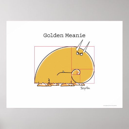 GOLDEN MEANIE von Sandra Boynton Poster (Vorne)