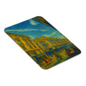 Golden Mediterranean City Vibes - Vibrant Urban Ar Magnet (Rechte Seite)