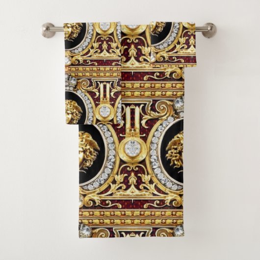 Golden Medusa Gems Gästetuch Set (Insitu)