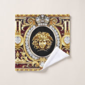 Golden Medusa Gems Gästetuch Set (Waschlappen)