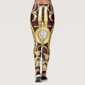 Golden Medusa Gems Leggings (Rückseite)
