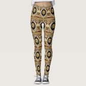 Golden Medusa Gems Leggings (Vorderseite)