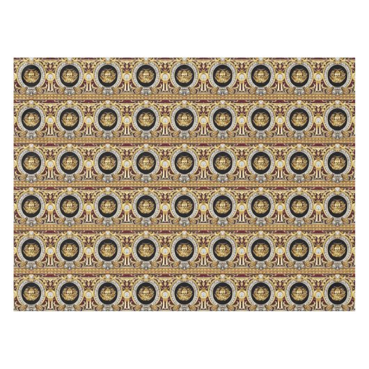 Golden Medusa Gems Tischdecke (Vorderseite (Horizontal))