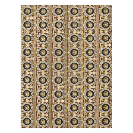 Golden Medusa Gems Tischdecke (Vorderseite)