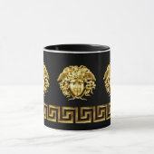 Golden Medusa Griechischer Kaffee-Cup Tasse (Zentrum)