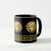 Golden Medusa Griechischer Kaffee-Cup Tasse (VorderseiteRechts)