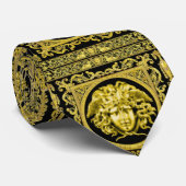 Golden Medusa Neck Tie Krawatte (Gerollt)