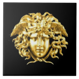 Golden Medusa Wall Tile Fliese