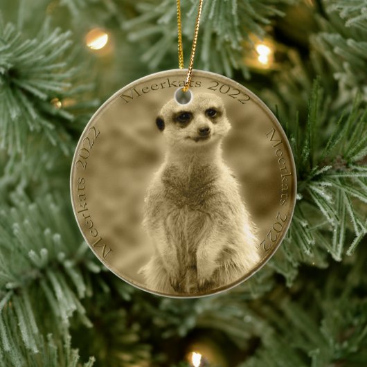 Golden Meerkat 2022 Coin, Weihnachtsschmuck (Baum)