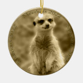 Golden Meerkat 2022 Coin, Weihnachtsschmuck (Vorne)