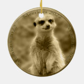 Golden Meerkat 2022 Coin, Weihnachtsschmuck (Hinten)