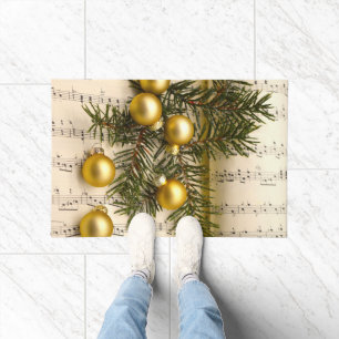 Golden Melody - Weihnachtsdekor Fußmatte
