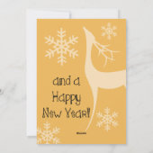 Golden Meran Weihnachten Foto Weihnachtskarte (Rückseite)