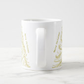 Golden Meran Weihnachtsbaum Spezialität Jumbo-Tasse (Rückseite)