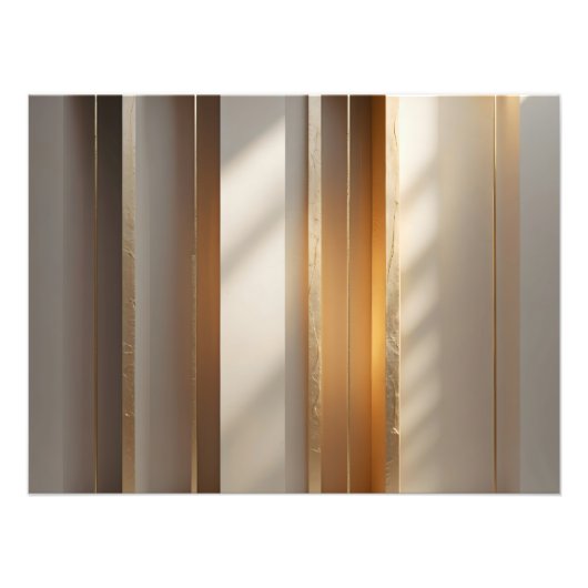 Golden Meridian – Horizontal Gold Alignment Fotodruck (Vorne)