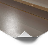 Golden Meridian – Horizontal Gold Alignment Fotodruck (Ecke)