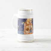 Golden Mermaid Bierglas (Vorderseite Links)
