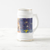 Golden Mermaid Bierglas (VorderseiteRechts)