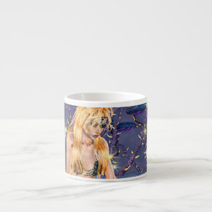Golden Mermaid Espressotasse