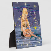 Golden Mermaid Fotoplatte (Seite)