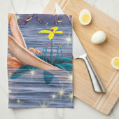 Golden Mermaid Handtuch (Viertel Falte)