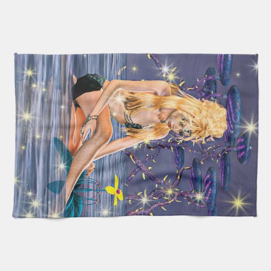 Golden Mermaid Handtuch (Horizontal)