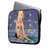 Golden Mermaid Laptopschutzhülle (Vorderseite Links)