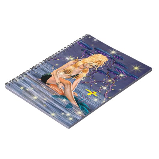 Golden Mermaid Notizblock (Linke Seite)