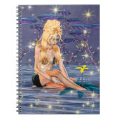 Golden Mermaid Notizblock (Vorderseite)