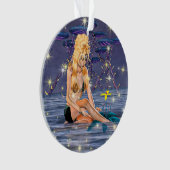 Golden Mermaid Ornament (Vorderseite)