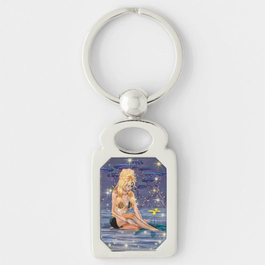 Golden Mermaid Schlüsselanhänger (Vorderseite)