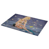Golden Mermaid Schneidebrett (Ecke)