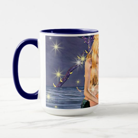 Golden Mermaid Tasse (Links)