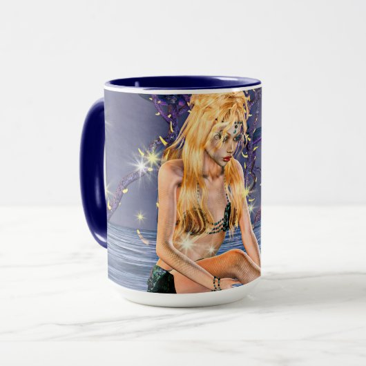 Golden Mermaid Tasse (Vorderseite Links)