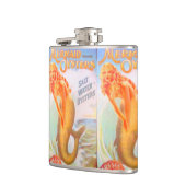 Golden Mermaids angesagter Kolben Flachmann (Links)