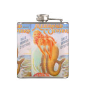 Golden Mermaids angesagter Kolben Flachmann (Rückseite)